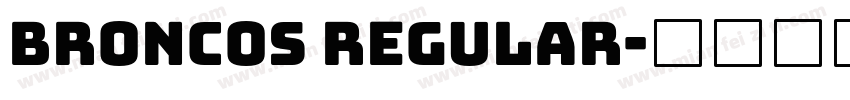 Broncos Regular字体转换